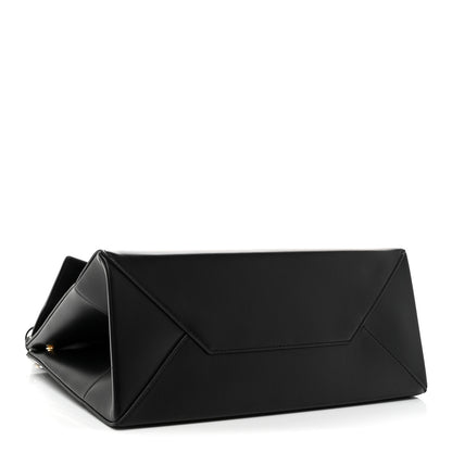 Balenciaga Natural Smooth Calfskin Medium Nano Top Handle Handbag Black 4 of 10
