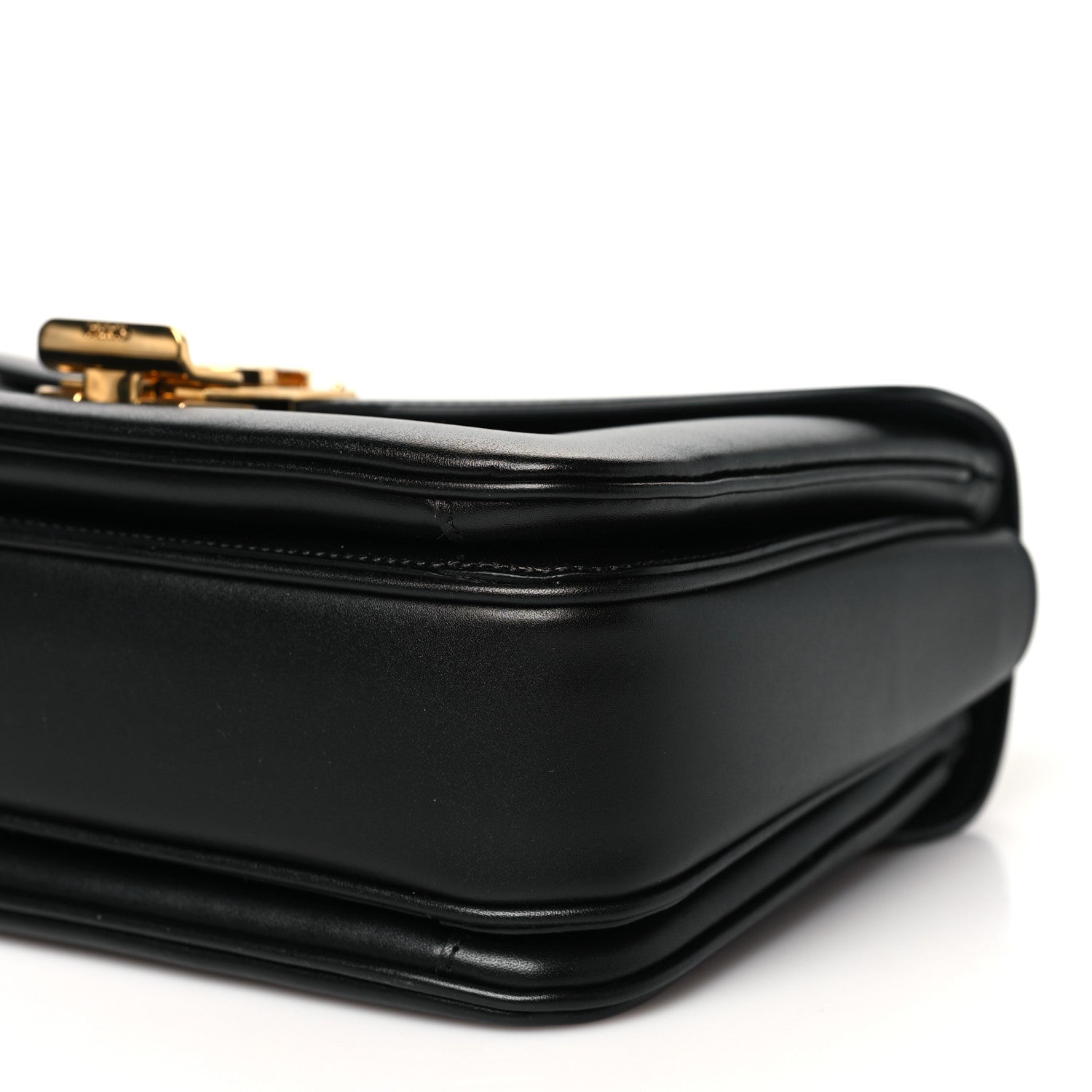 Celine Shiny Calfskin Medium C Bag Black 10 of 10