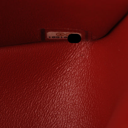 Chanel Lambskin Quilted Jumbo Double Flap Red 7 of 7