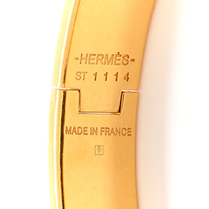 Hermes Enamel Narrow Clic Clac H Bracelet PM White 4 of 4