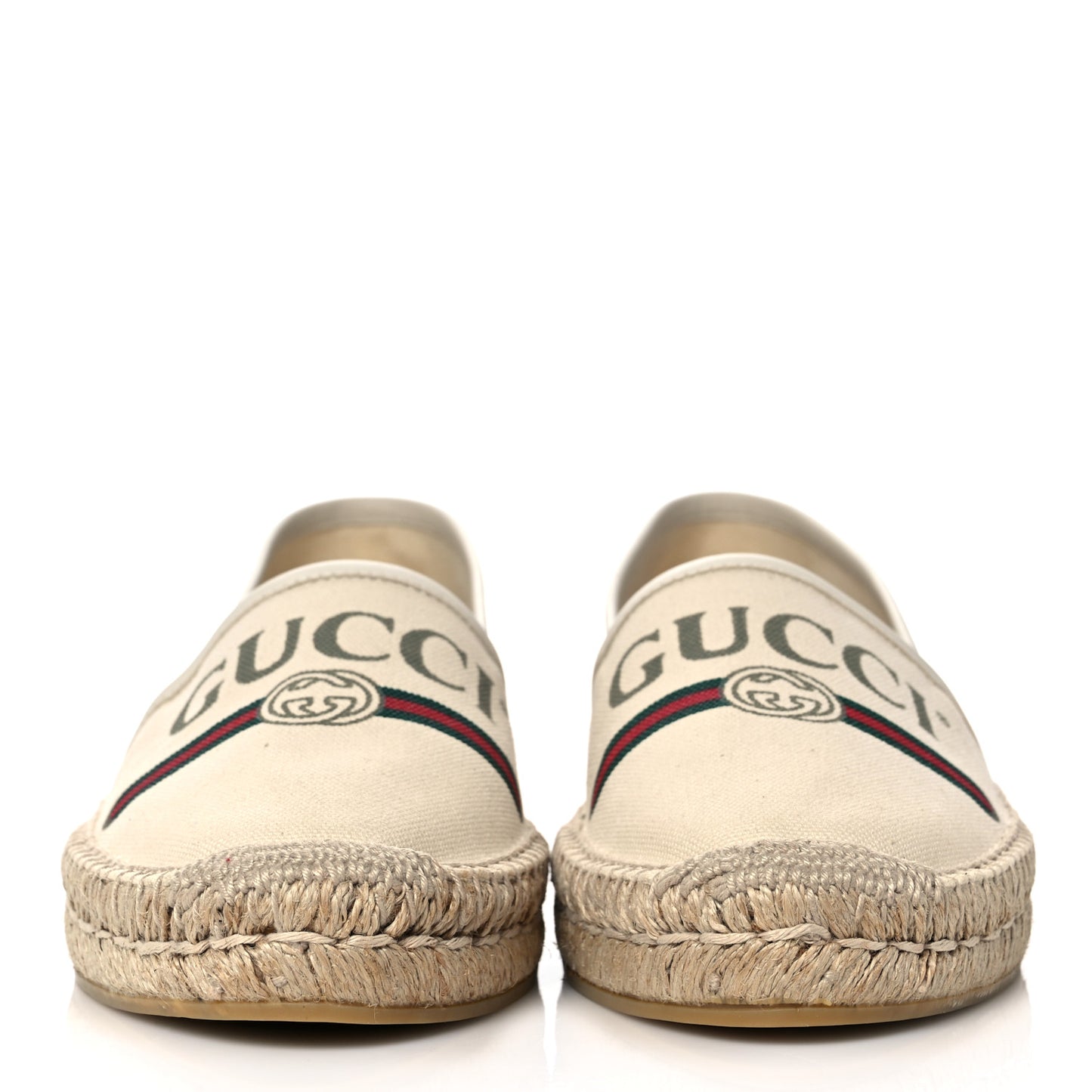 Canvas Logo Espadrilles 40 Greggio White