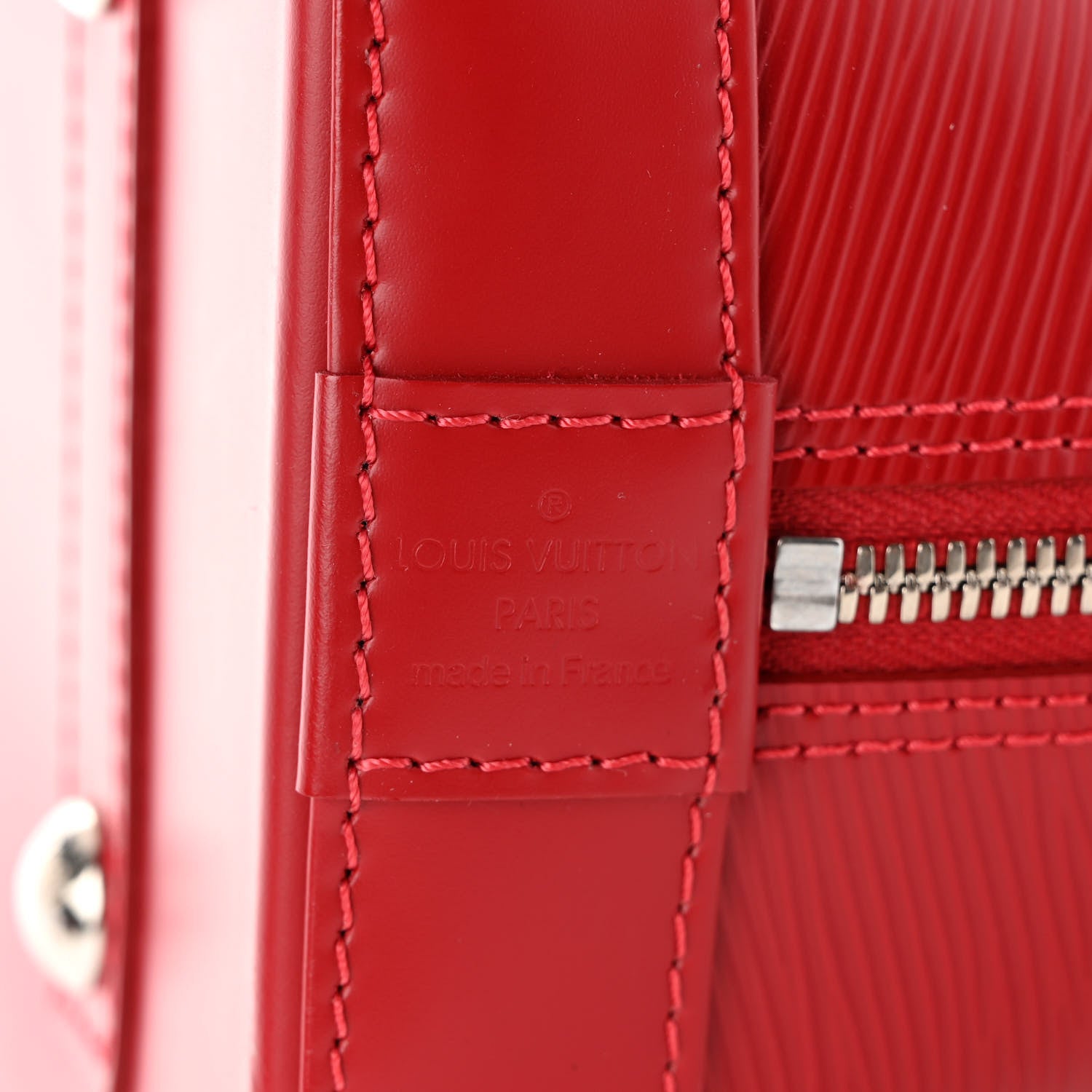 Louis Vuitton Epi Alma MM Carmine 6 of 9