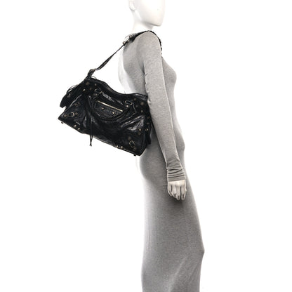 Balenciaga Agneau Arena Neo Cagole City Handbag Black 2 of 11