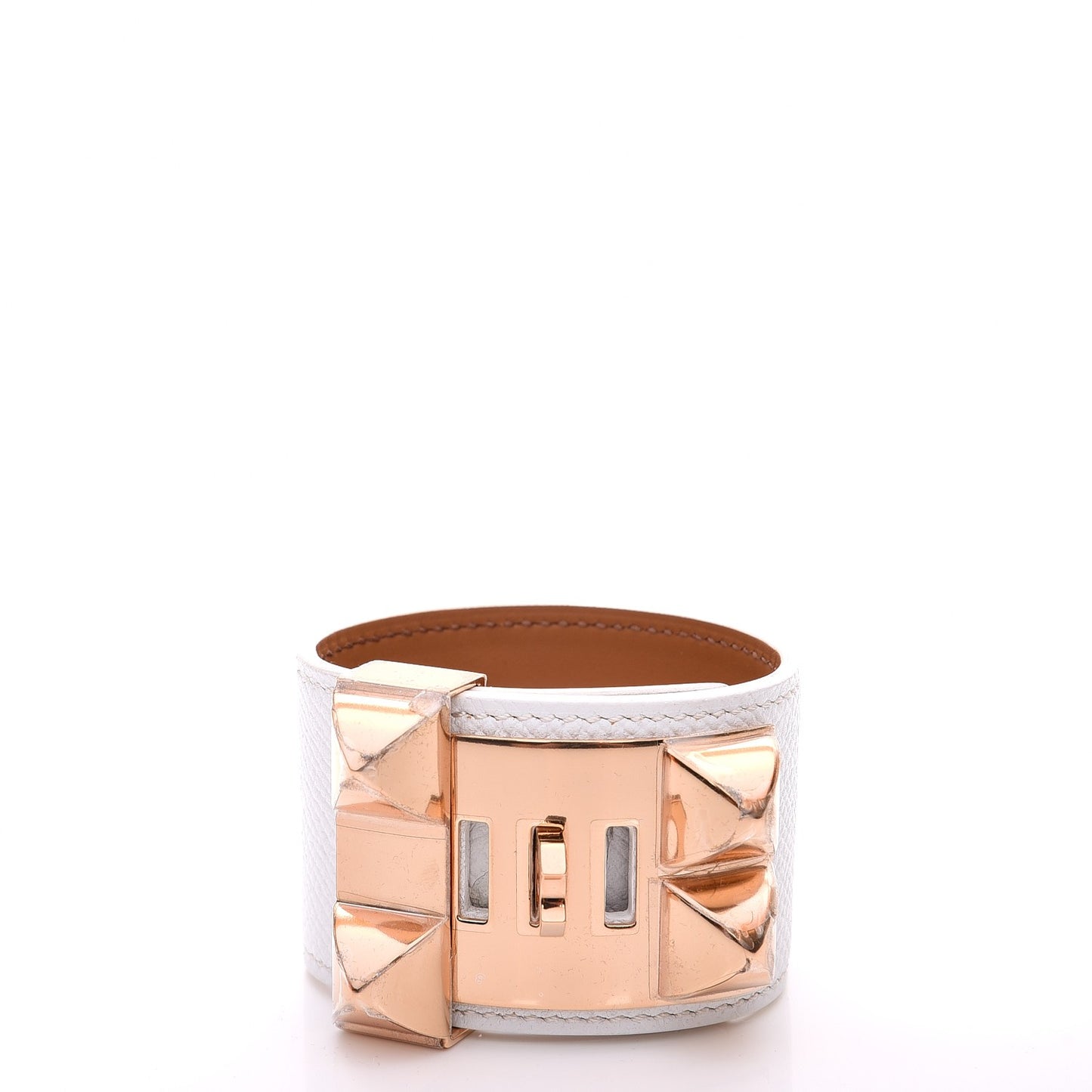 Epsom Collier de Chien CDC Bracelet T2 White