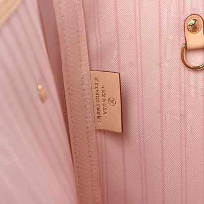 Louis Vuitton Damier Azur Neo Neverfull MM Rose Ballerine 7 of 12