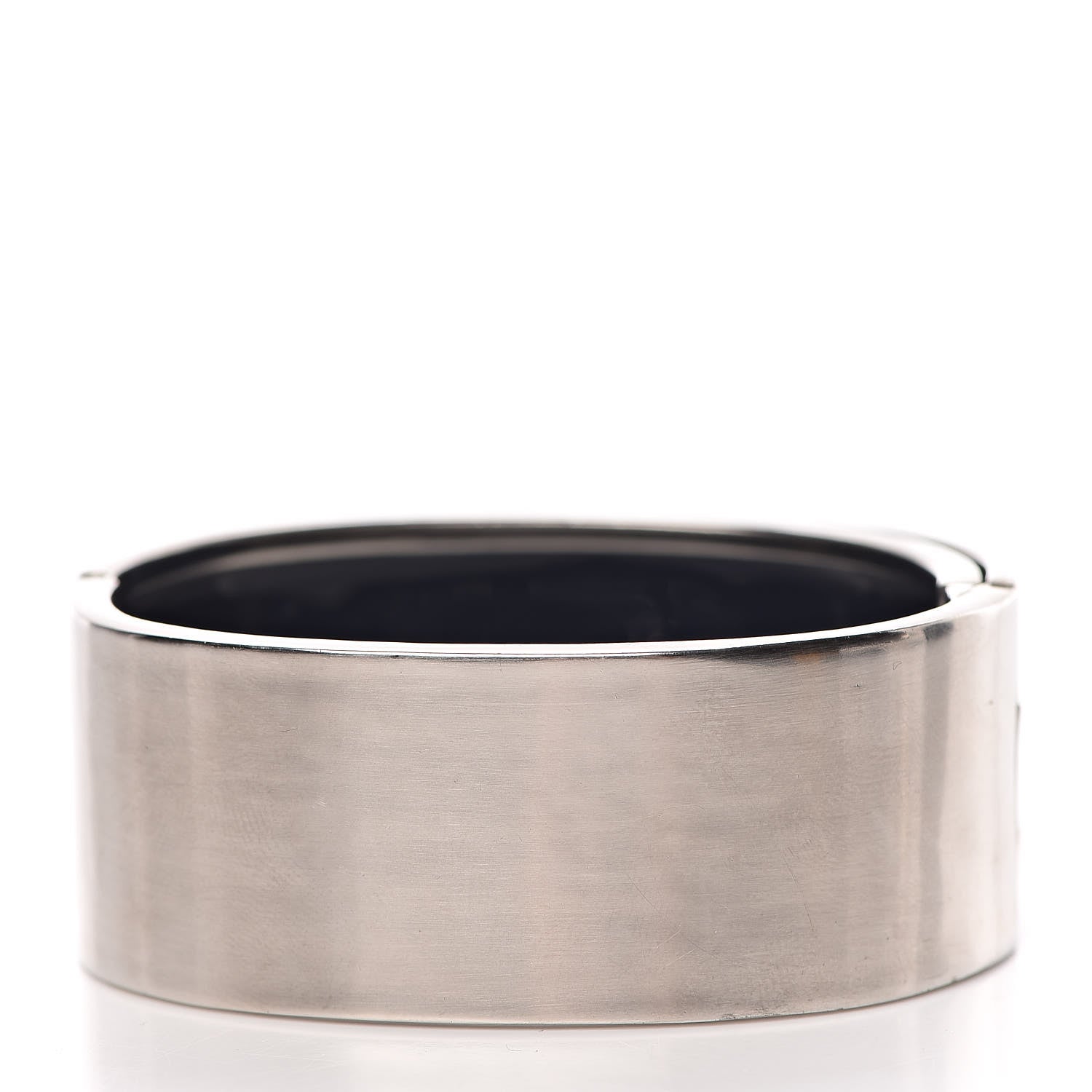 Chanel Metal Pearl CC Cuff Silver 3 of 16