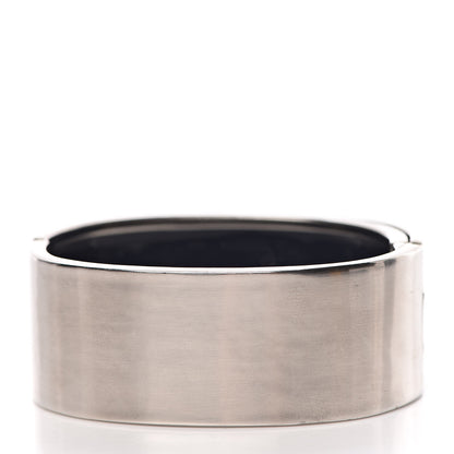 Chanel Metal Pearl CC Cuff Silver 3 of 16