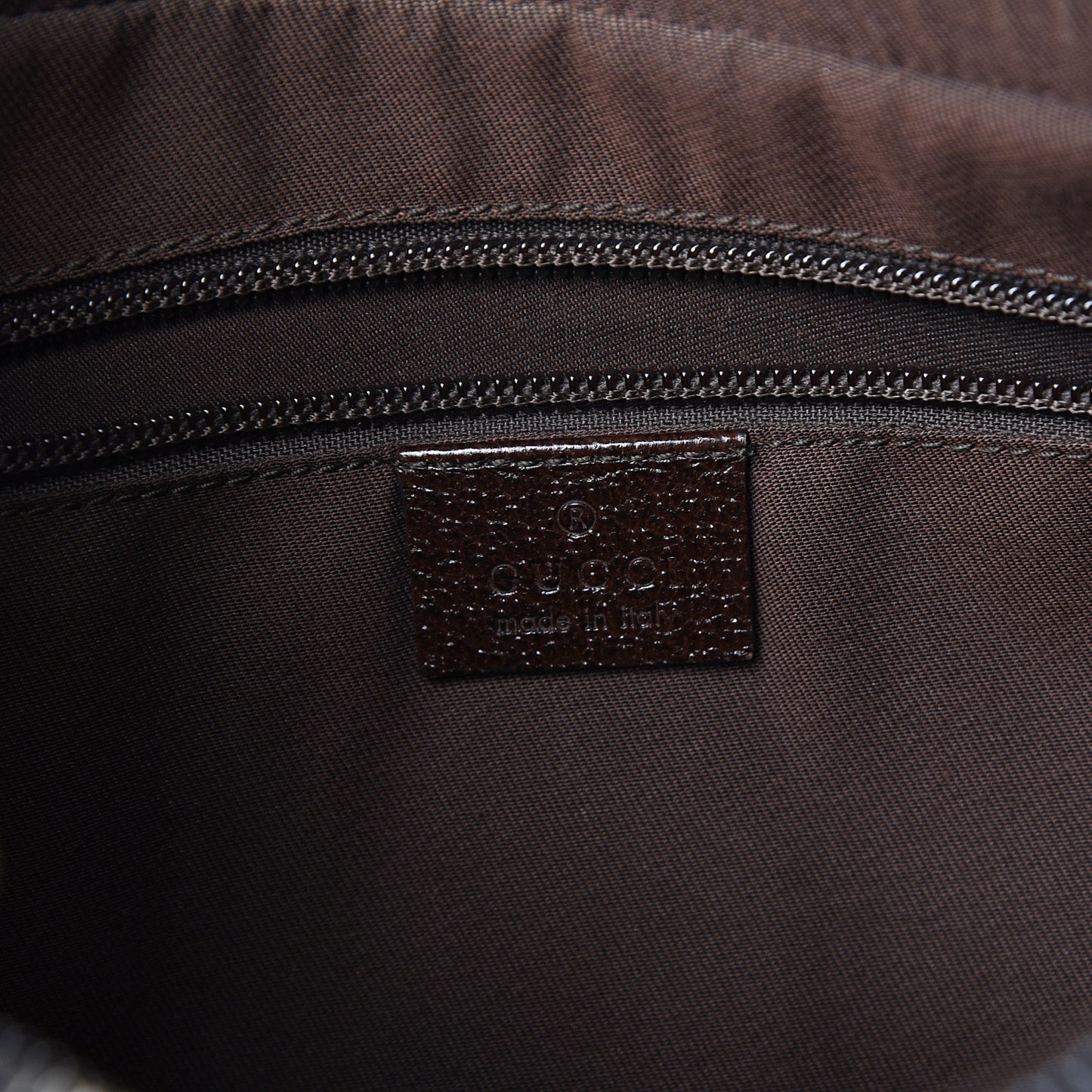 Monogram Medium Half Moon Hobo Dark Brown