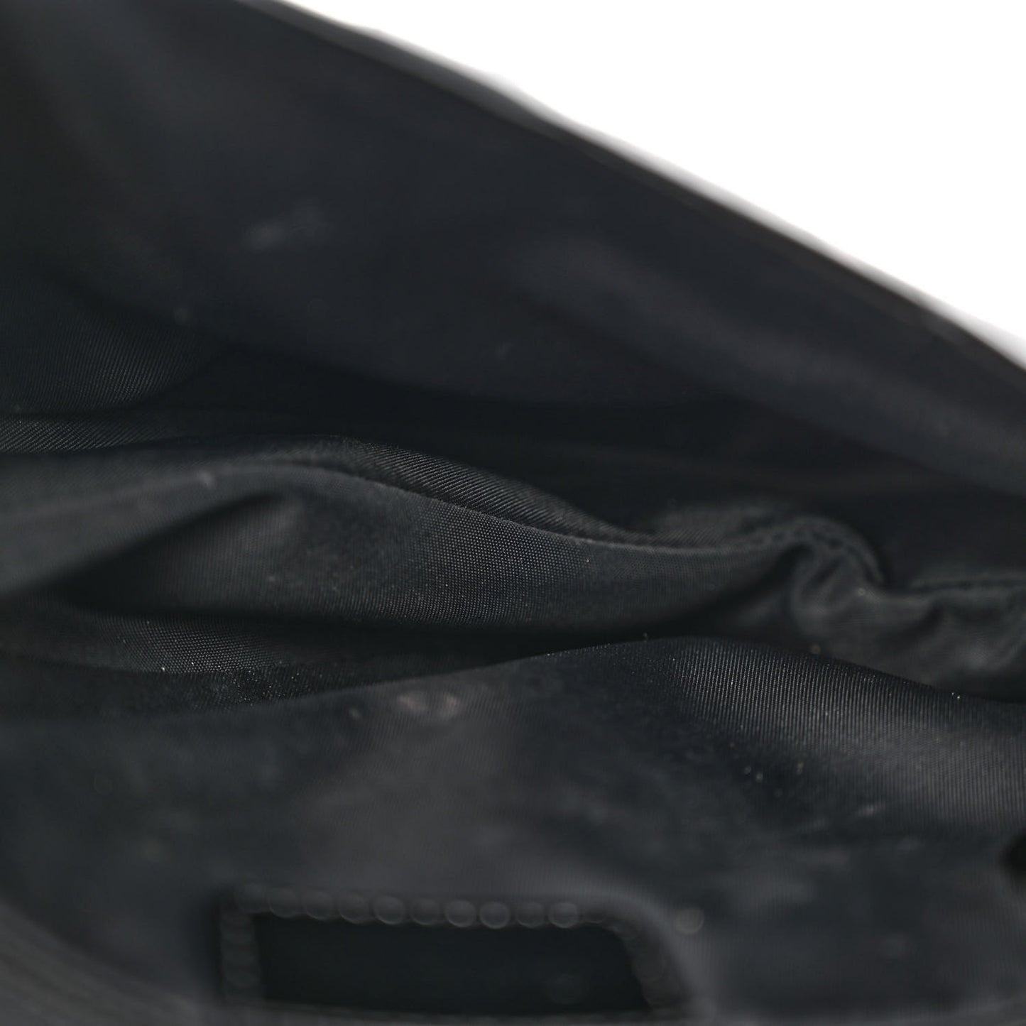 Monogram Saddle Bag Black