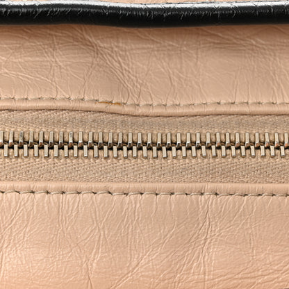 Chanel Aged Calfskin Quilted Medium Gabrielle Hobo Beige Black 13 of 13