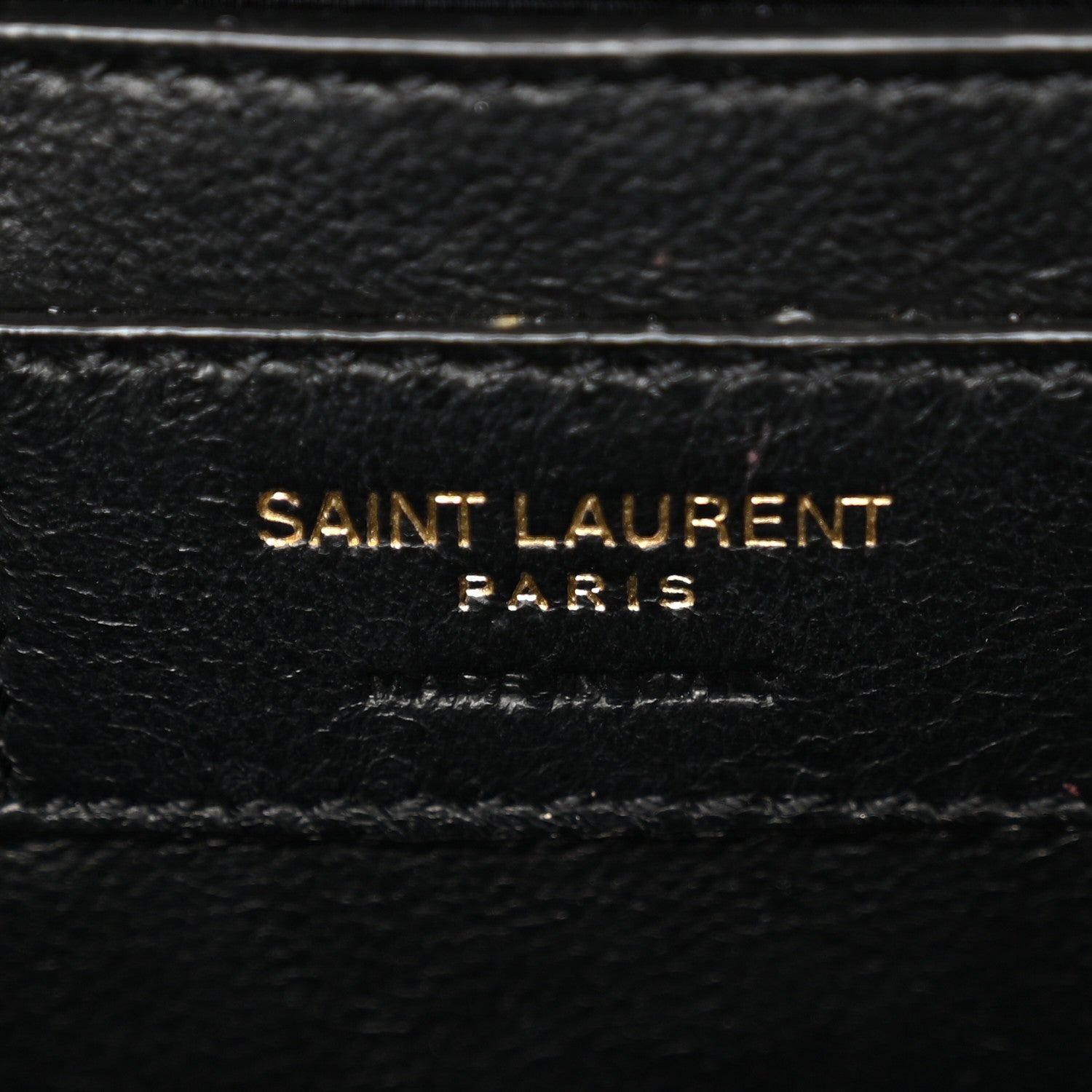 Saint Laurent Grain De Poudre Textured Mixed Matelasse Medium Triquilt Monogram Satchel Dark Cork 6 of 12