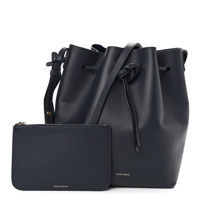 Mansur Gavriel Calfskin Bucket Bag Blu 1 of 14