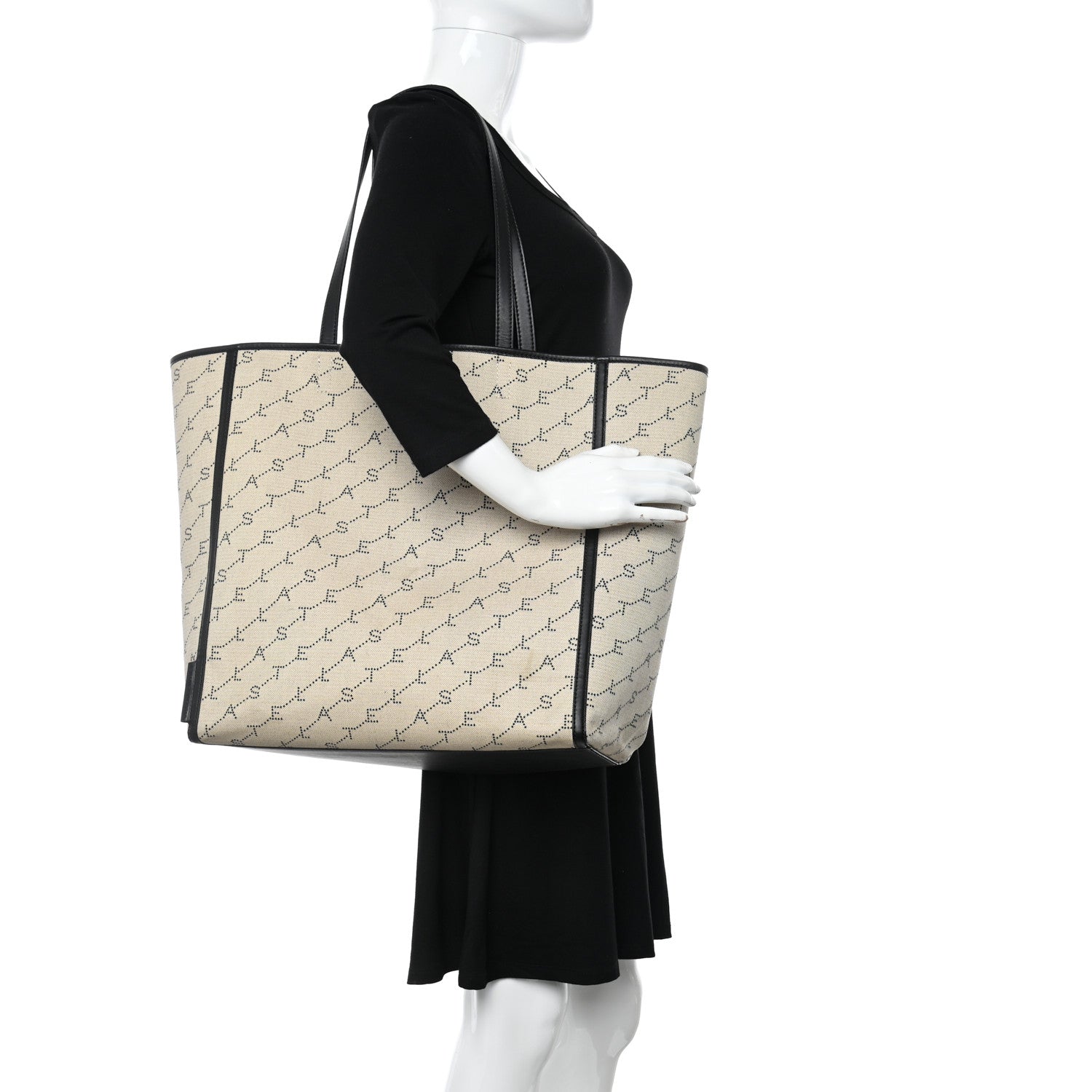 Stella McCartney Eco Alter Nappa Logo Tote Neutral 2 of 11