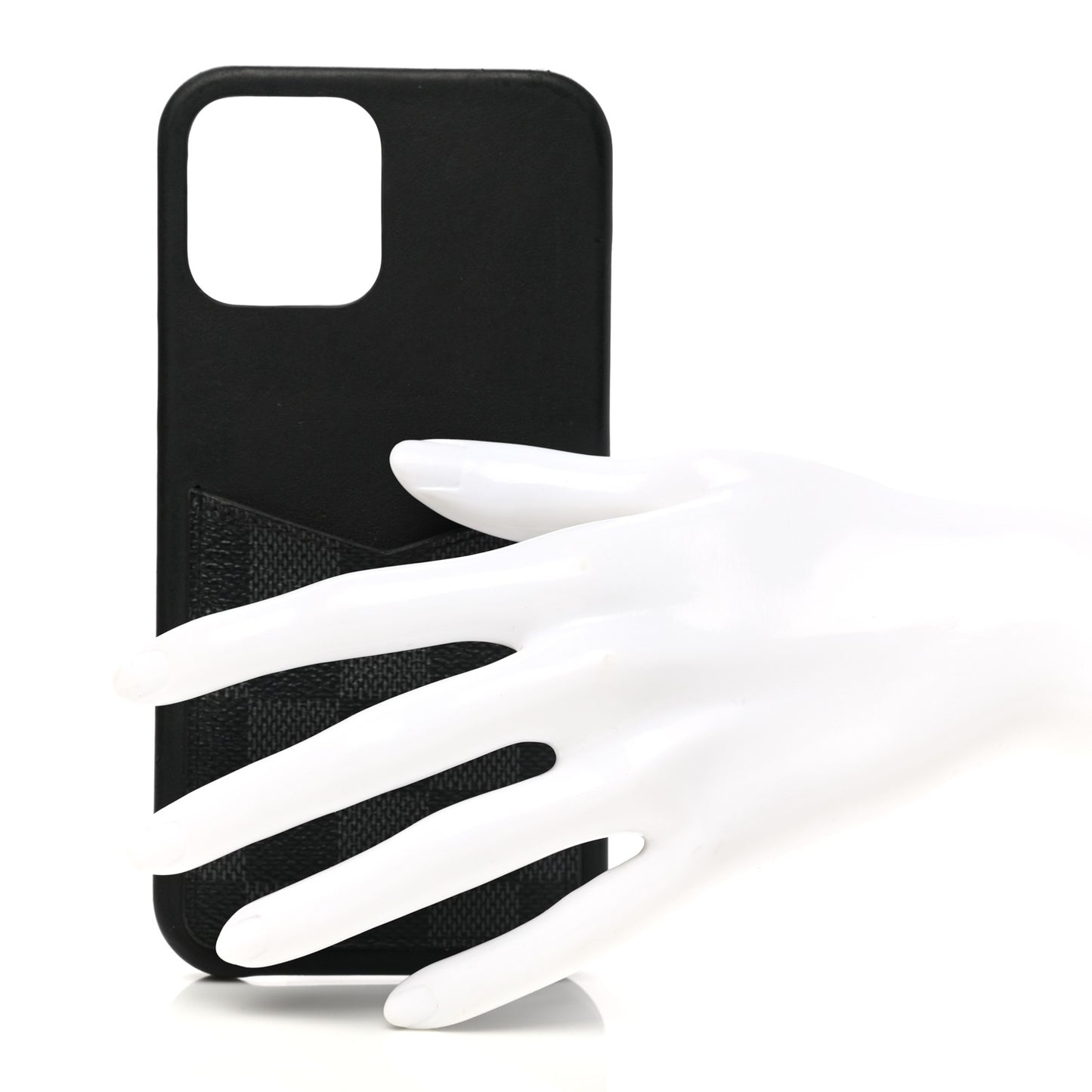 Damier Graphite iPhone 12 Pro Max Bumper Black
