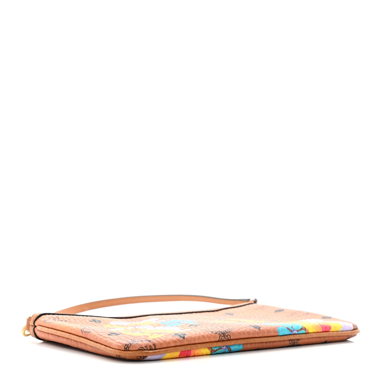 Visetos Anya Essential Floral Print Shopper Tote Pouch Cognac