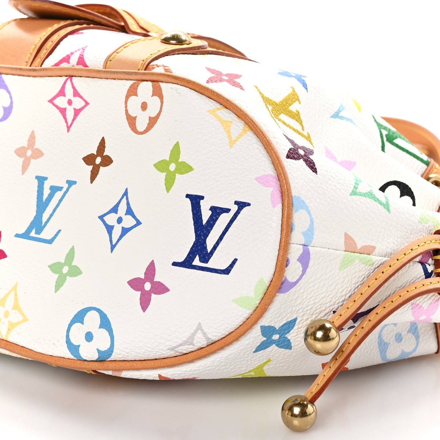 Monogram Multicolor Theda GM White