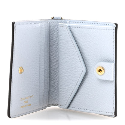 Louis Vuitton Monogram LV Charms Pocket Wallet Azure Blue 5 of 7