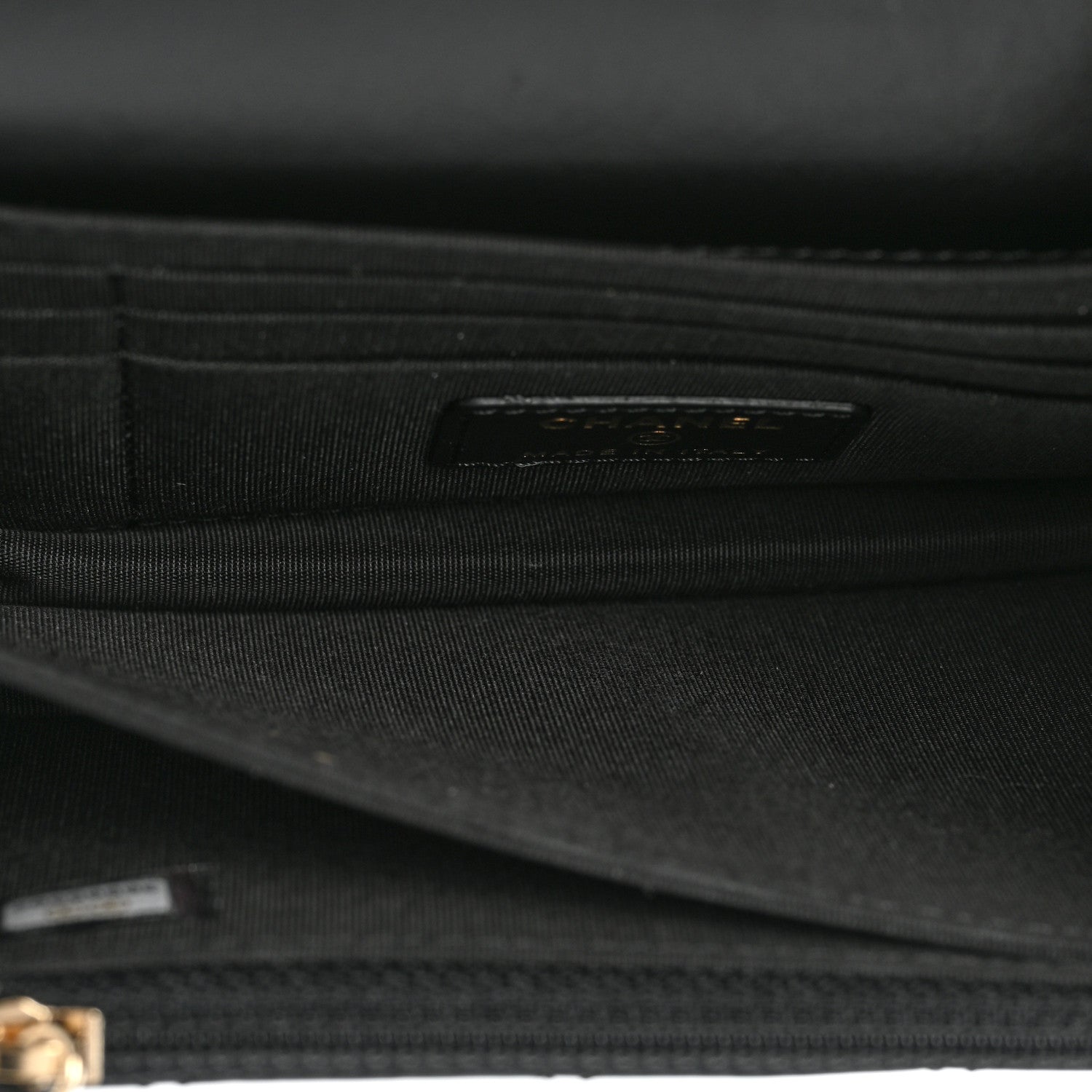 Chanel Calfskin Quilted Mini Maxi Pearls Wallet On Chain WOC Black 6 of 11