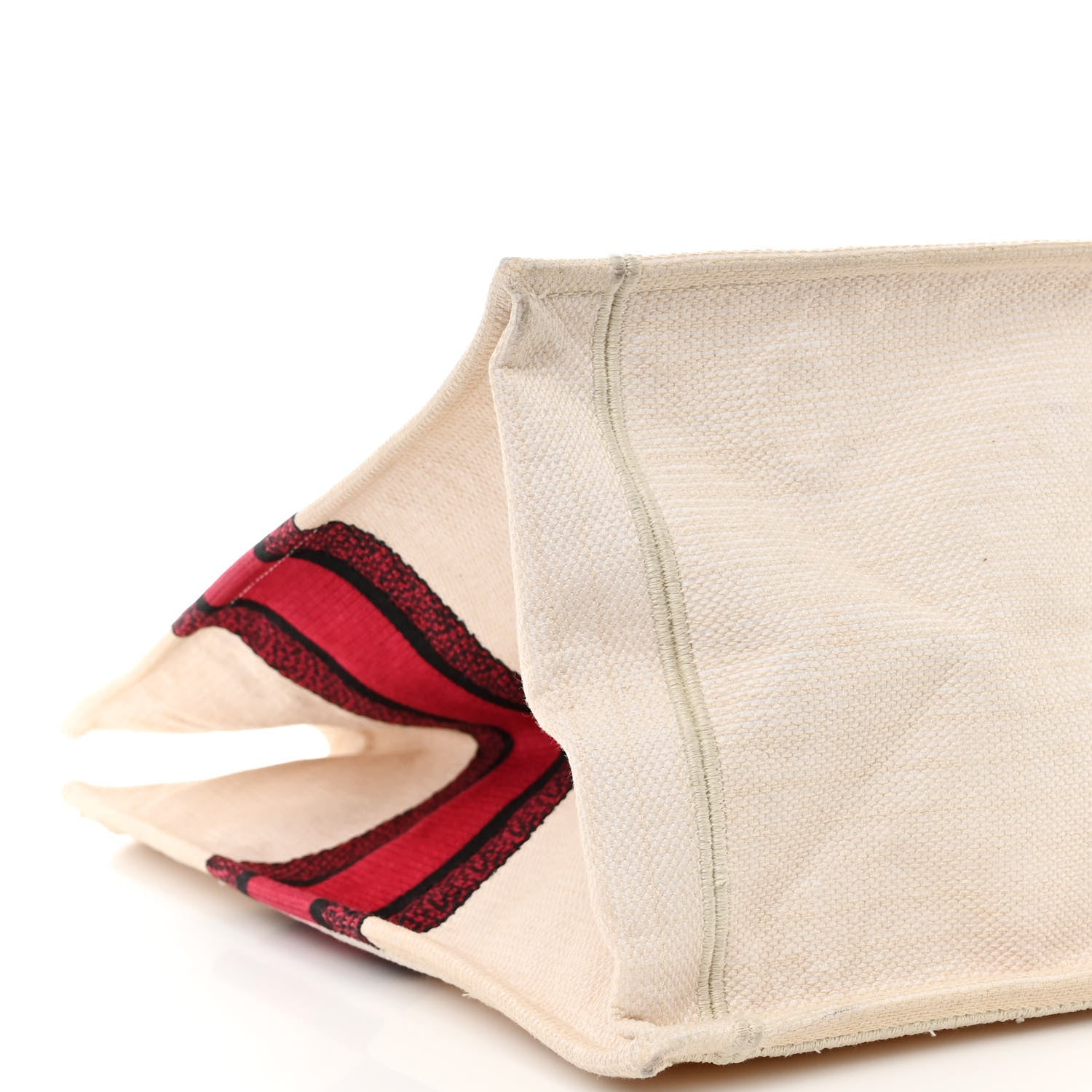 Christian Dior Canvas DiorAmour Chinese Valentines Je T’aime Large Book Tote White Red 10 of 12