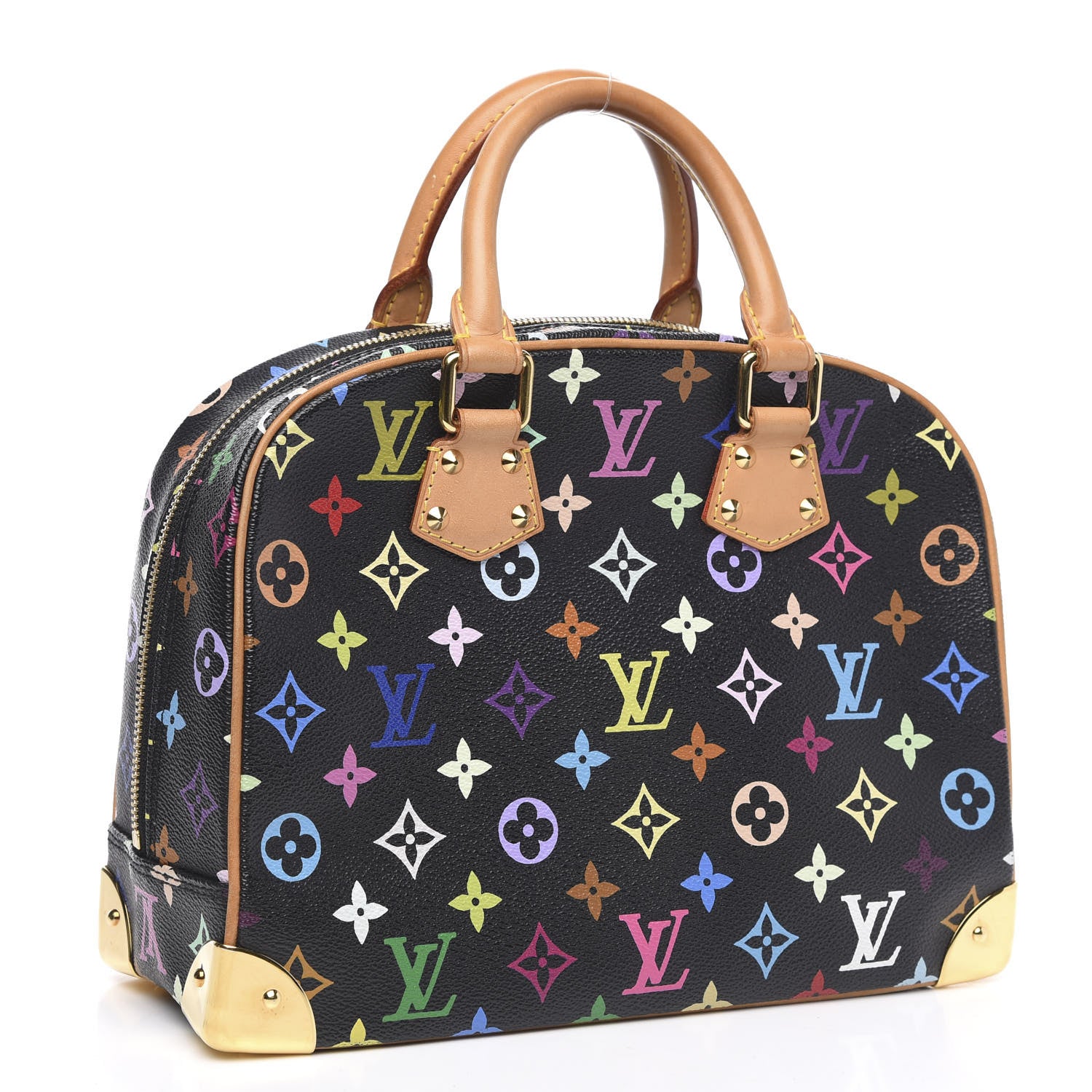 Louis Vuitton Monogram Multicolor Trouville Black 2 of 11
