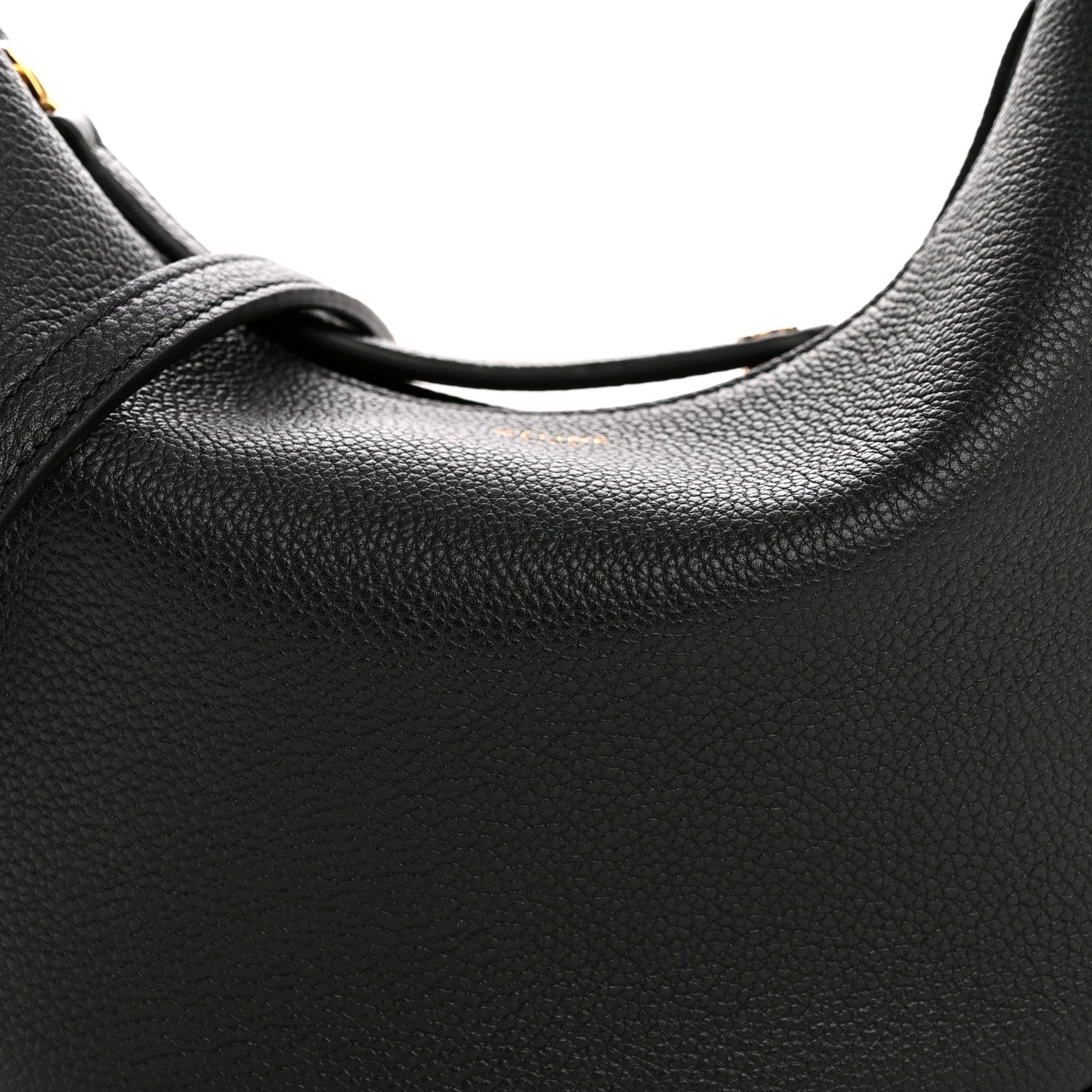 Celine Supple Grained Calfskin Teen Lulu Shoulder Bag Black 7 of 9