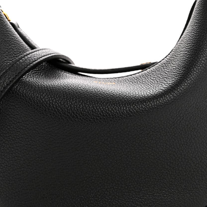 Celine Supple Grained Calfskin Teen Lulu Shoulder Bag Black 7 of 9