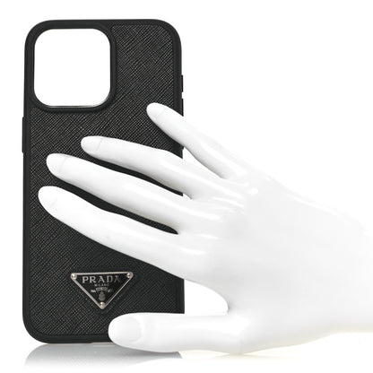 Prada Saffiano iPhone 15 Pro Max Case Black 2 of 7