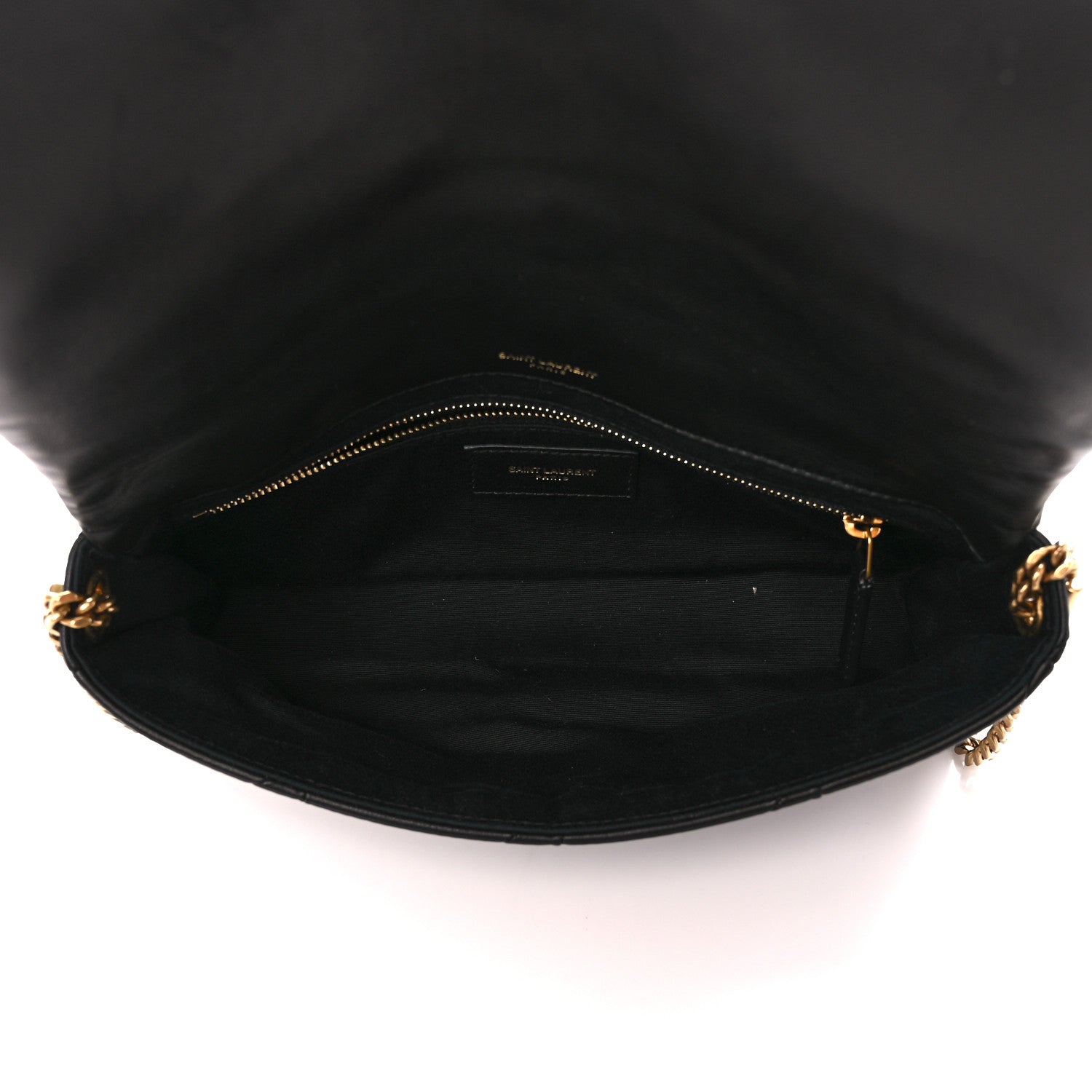 Saint Laurent Lambskin Patchwork Monogram Medium Jamie Black 5 of 11