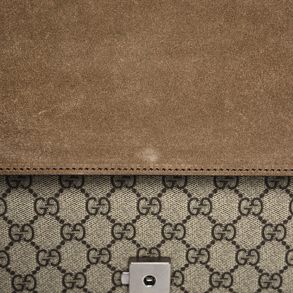Gucci GG Supreme Monogram Medium Dionysus Shoulder Bag Taupe 8 of 11