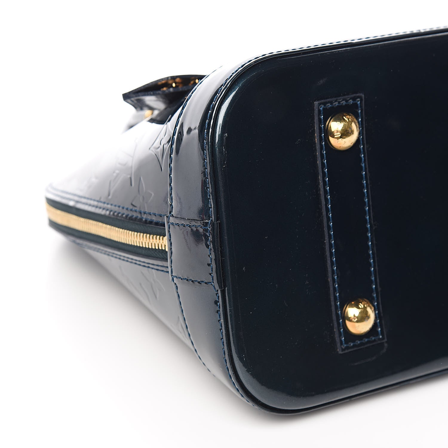 Louis Vuitton Vernis Alma PM Blue Nuit 7 of 9