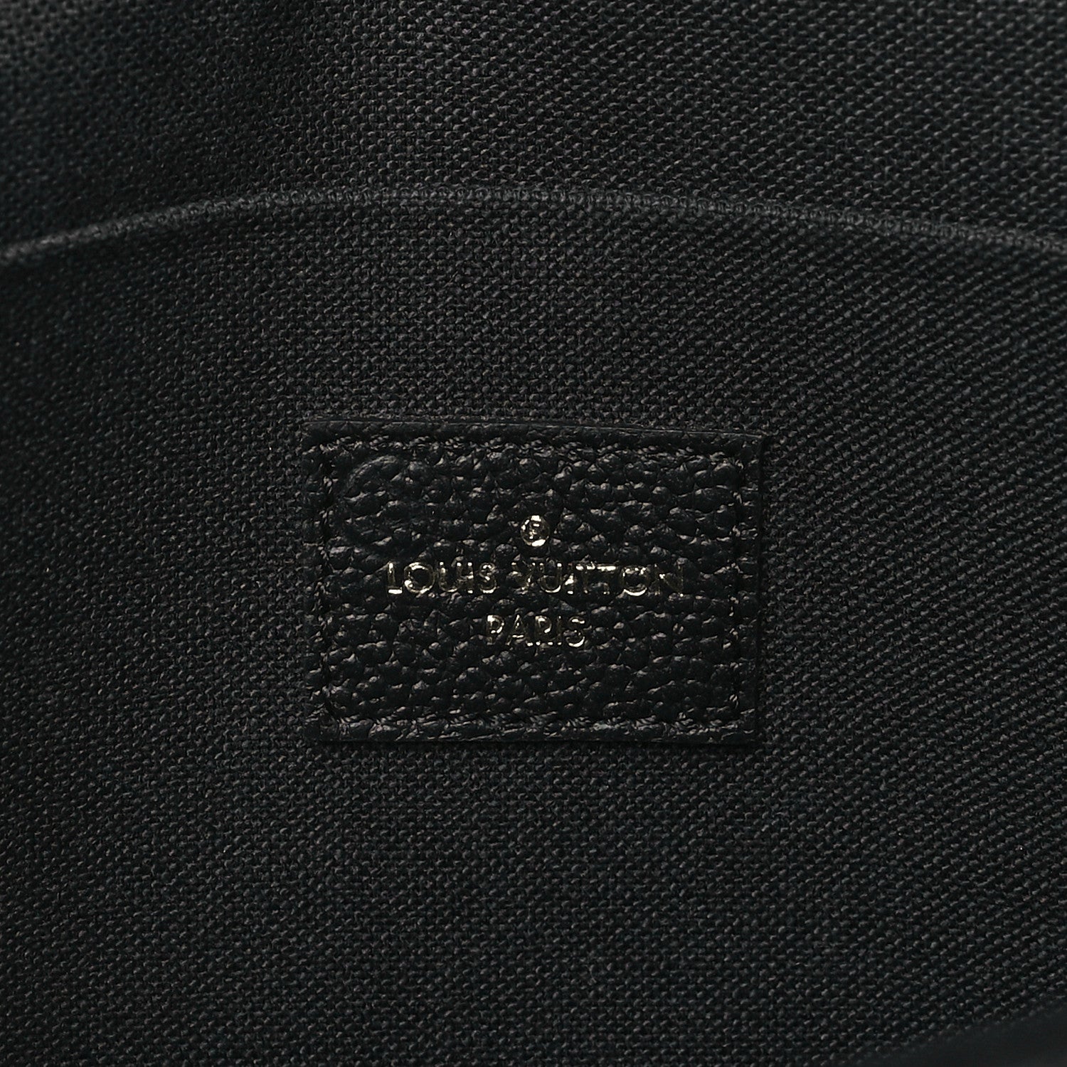 Louis Vuitton Empreinte Pochette Felicie Chain Wallet Black 6 of 9