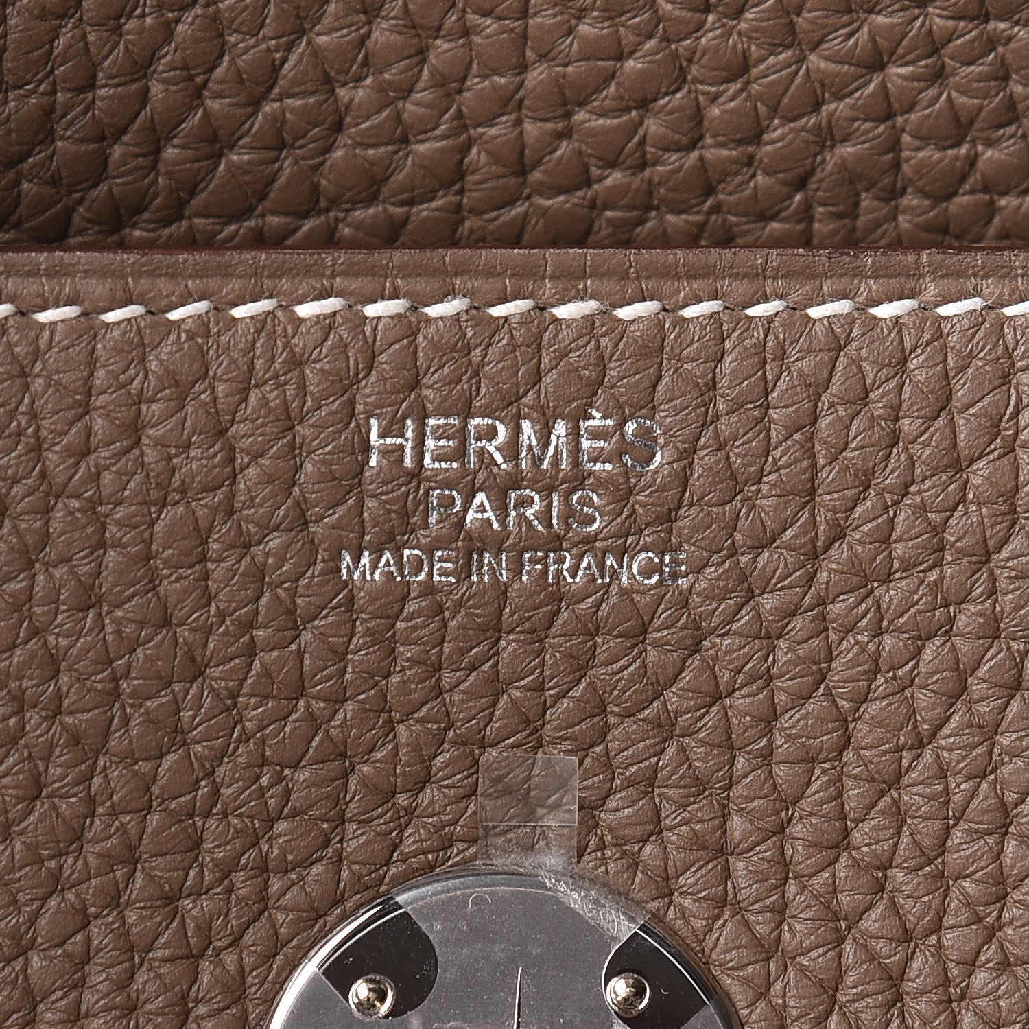 Hermes Taurillon Clemence Lindy 30 Etoupe 6 of 13