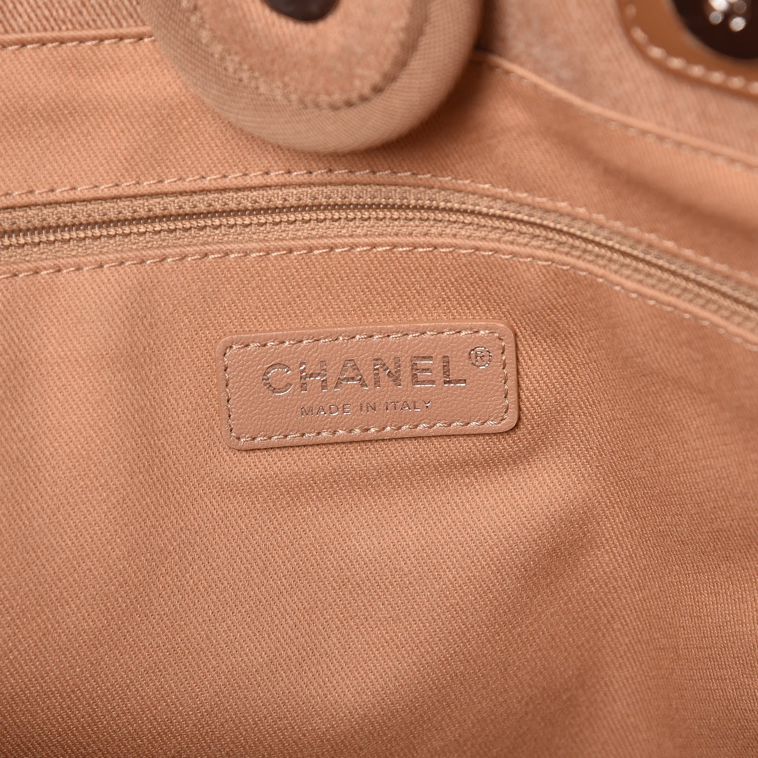 Chanel Canvas Sequin Small Deauville Tote Ecru 6 of 11