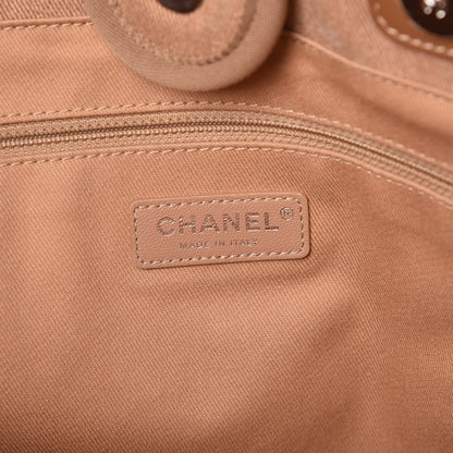 Chanel Canvas Sequin Small Deauville Tote Ecru 6 of 11