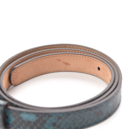 Gucci Snakeskin Double G 20mm Belt 90 36 Green 5 of 8