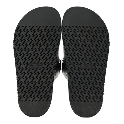 Hermes Calfskin Womens Chypre Sandals 36.5 Black 6 of 9