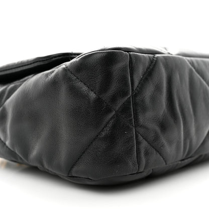 Chanel Goatskin Quilted Medium Chanel 19 Flap Black 9 of 10
