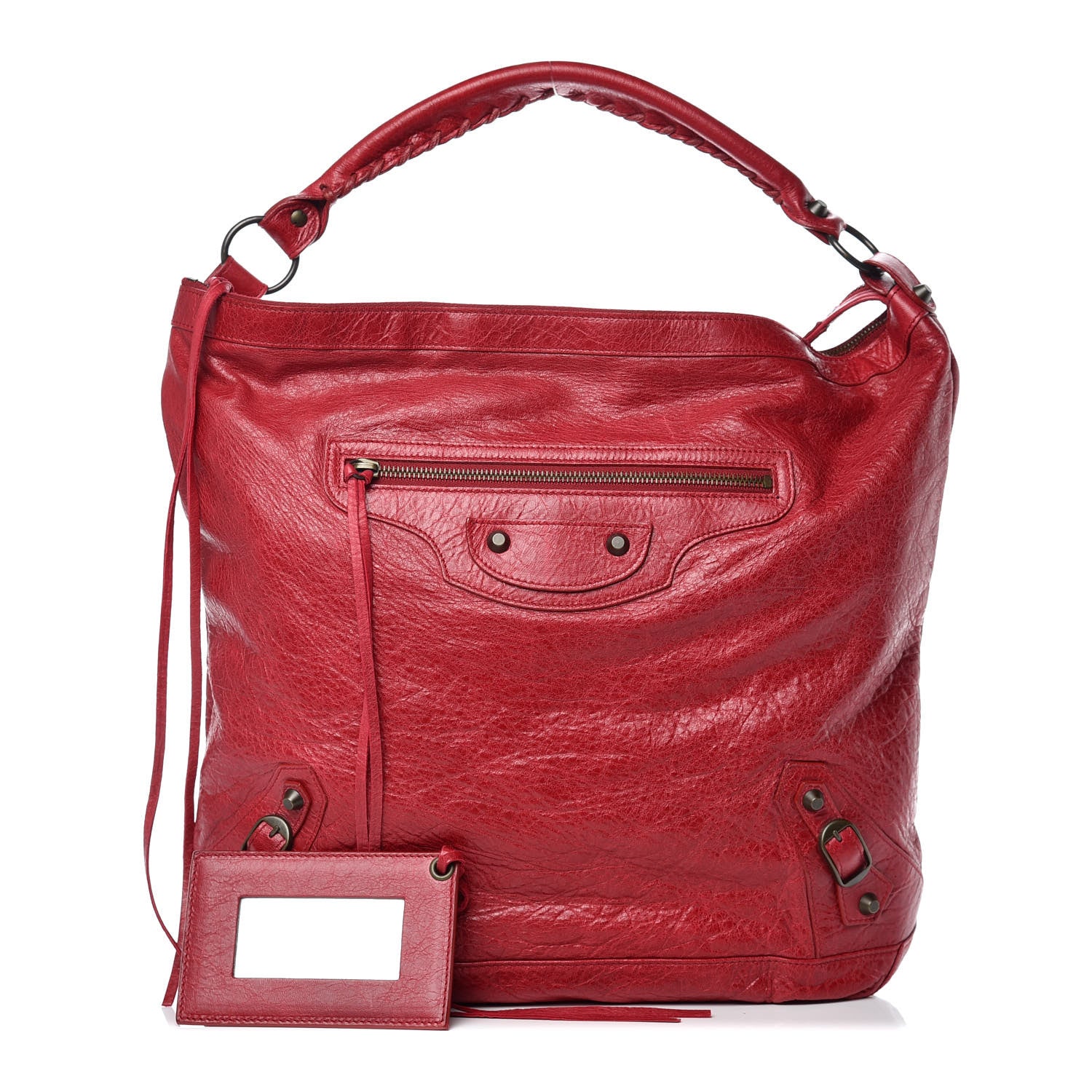 Balenciaga Chevre Classic Hardware Day Hobo Rouge Theatre 1 of 9