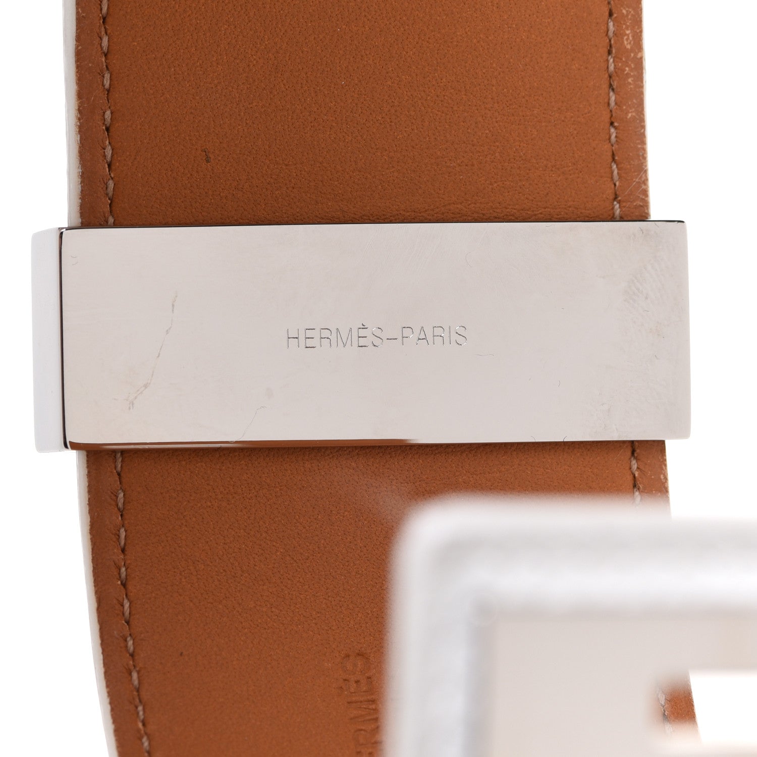 Hermes Epsom Collier de Chien CDC Bracelet S White 6 of 7