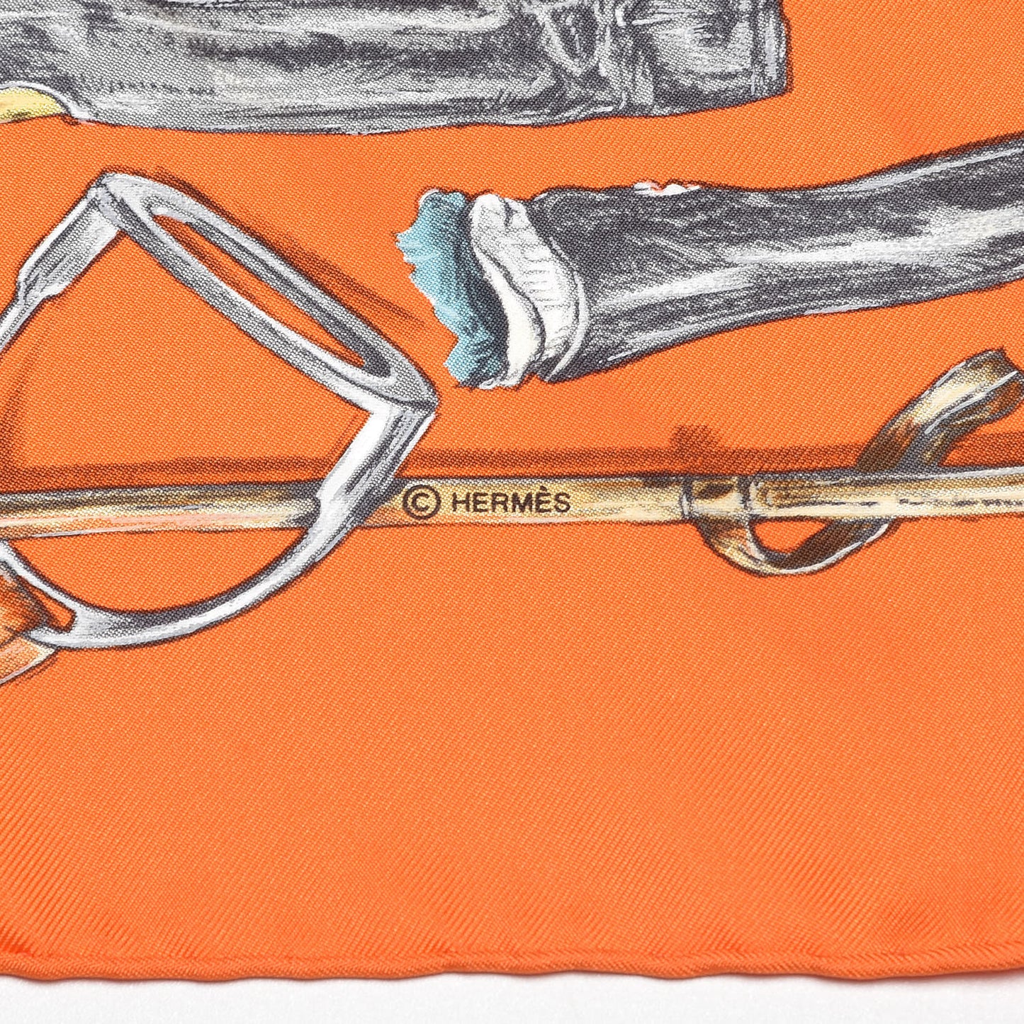 Silk A Propos de Bottes Pocket Square Orange