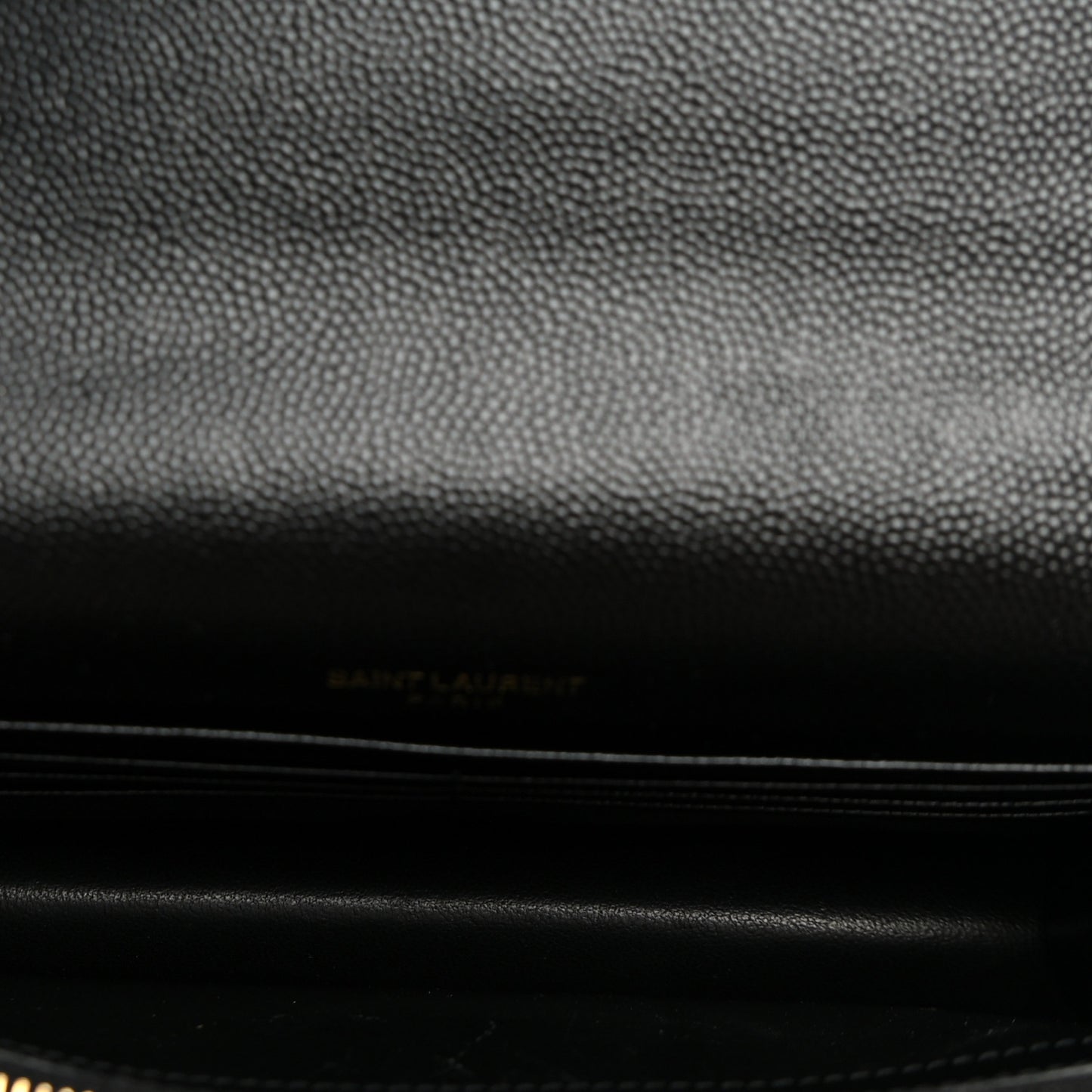 Grain De Poudre Classic Monogram Kate Tassel Chain Wallet Black