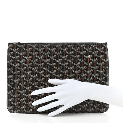 Goyard Goyardine Senat Pochette MM Black 2 of 9