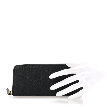 Louis Vuitton Empreinte Clemence Wallet Black 2 of 6