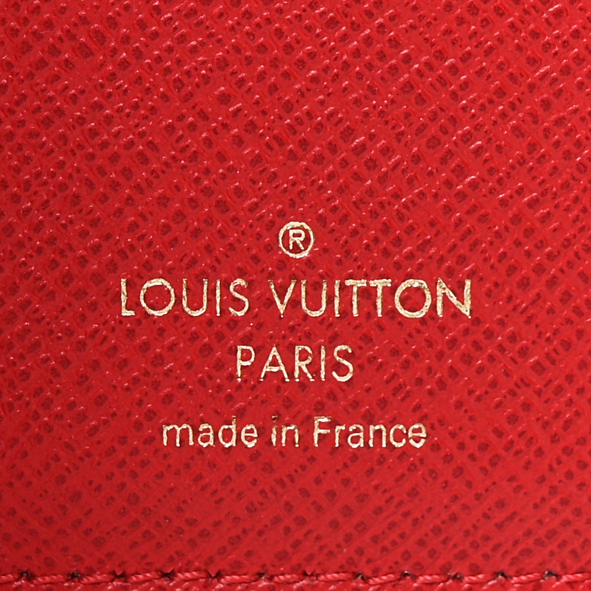 Damier Ebene Victorine Wallet Red