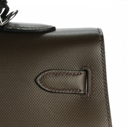 Hermes Grain d'H Kelly Sellier 35 Eucalyptus 7 of 26
