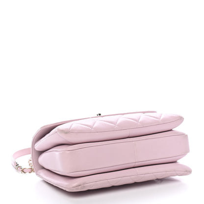 Chanel Lambskin Quilted Small Trendy CC Flap Dual Handle Bag Light Pink 3 of 10