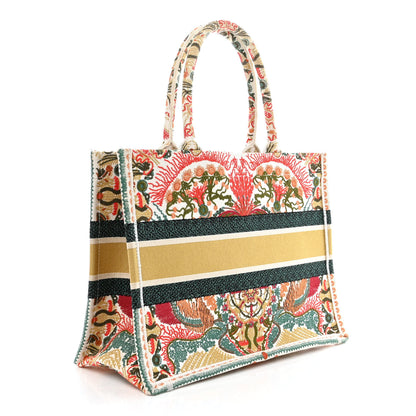 Christian Dior Canvas Embroidered Heart Lights Medium Book Tote Multicolor 3 of 13