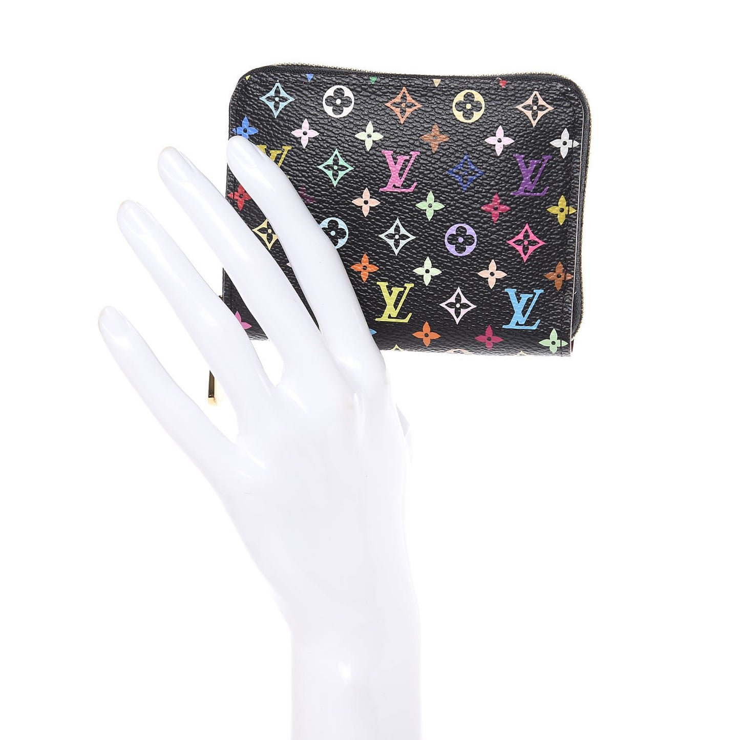Monogram Multicolor Zippy Coin Purse Black Grenade