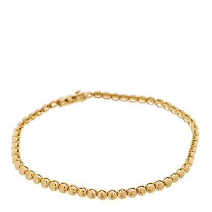 Jennifer Meyer 18K Yellow Gold Mini Bezel Tennis Bracelet 1 of 4