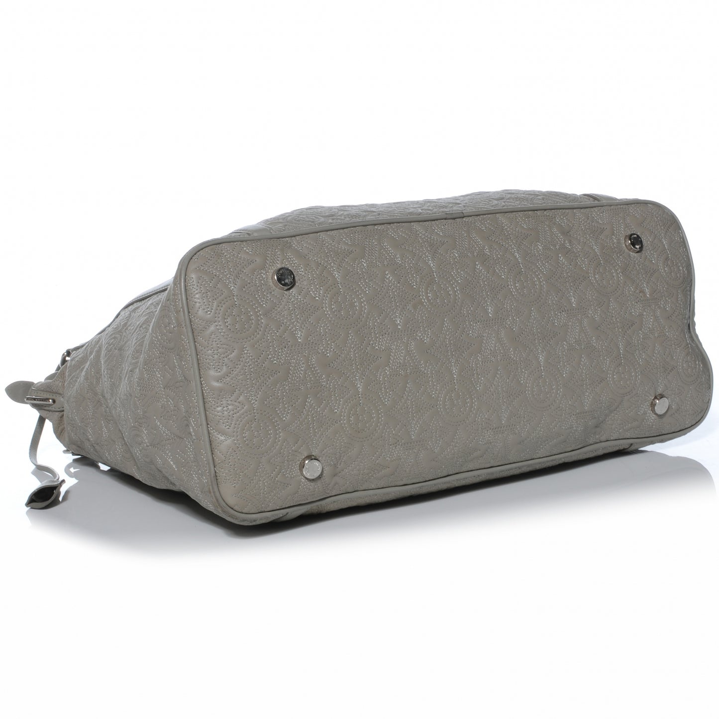 Monogram Lambskin Antheia IXIA GM Gris Clair